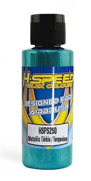 HSPS250 Lexanfarbe Airbrush 60ml Metallic-Türkis